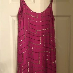Pink Parker sequined dress